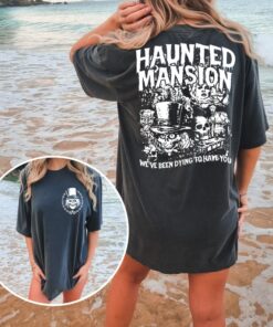 Vintage The Haunted Mansion Shirt, Retro Halloween Shirt, Haunted Mansion Shirt, Halloween Matching Shirt