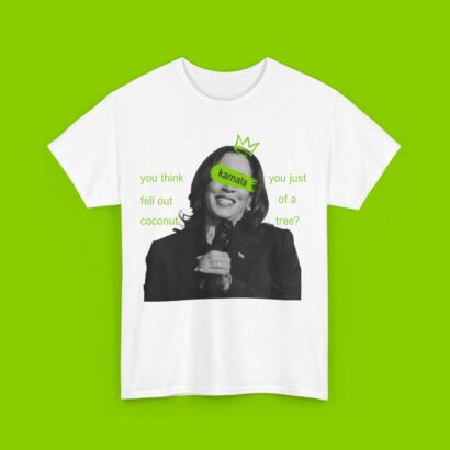 Kamala harris brat tshirt, Kamala charli xcx brat shirt, Kamala meme tshirt, Kamala coconut tree