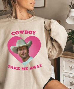 Cowboy take me away shirt, Glen Powell as Tyler Owens, Glen Powell Tshirt, Powell Sweatshirt, Owens Twister 2024 shirt