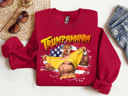 Trumpmania Wrestling Meme 2024 Shirt, Trumpamania Hulk Hogan Style Shirt