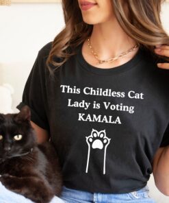 Kamala Shirt, Kamala Harris Shirt, This Childless Cat Lady is Voting Kamala, Kamala Harris 2024 Shirt