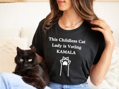 Kamala Shirt, Kamala Harris Shirt, This Childless Cat Lady is Voting Kamala, Kamala Harris 2024 Shirt