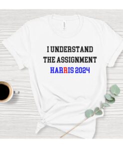 I Understand the Assignment Harris 2024 shirt Kamala2024 election 2024 Vote Blue Positive Election Shirt