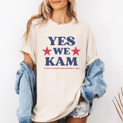 Yes We Kam Shirt, President Kamala Harris 47 shirt, Kamala Harris 24 rally shirt