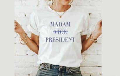 Kamala Harris 2024 T-Shirt, Madam Vice President,Vote Blue 2024 shirt