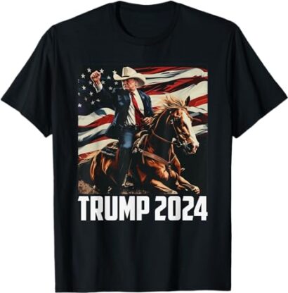 Trump 2024 4th of July Patriotic America Independence Day T-Shirt