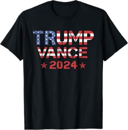 Trump Vance 2024 Vintage Patriotic T-Shirt