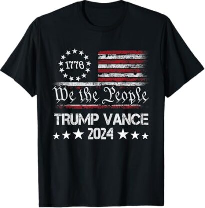 Trump Vance 2024 President Trump Supporter Re-Election T-Shirt