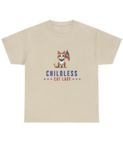 Childless Cat Lady Unisex Tee, votes for women, election shirt, Cat lover