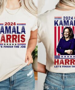 Kamala Harris Let's Finish The Job Shirt, Harris 2024 Shirt, Madam President T-Shirt, I am Speaking T-Shirt, Kamala For The People T-Shirt