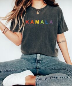 Kamala Harris 2024 Shirt, Rainbow Flag Gay Pride Shirt, LGBT Democrat Shirt,2024 Election Shirt