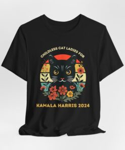 Childless Cat Ladies for Kamala Harris 2024 Shirt, Kamala Shirt, Harris 2024 Shirt