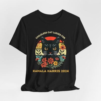 Childless Cat Ladies for Kamala Harris 2024 Shirt, Kamala Shirt, Harris 2024 Shirt