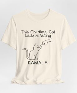 This childless cat lady is voting Kamala shirt Harris 2024 Shirt, Kamala President Shirt, Kamala Harris President 2024 tee