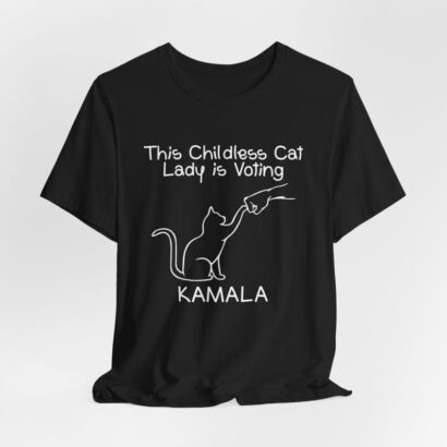 This childless cat lady is voting Kamala shirt Harris 2024 Shirt, Kamala President Shirt, Kamala Harris President 2024 tee