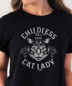 Childless Cat Lady shirt, Rocker Tee, Vote 2024, Feminist Voting Shirt, Anti Republican t-shirt