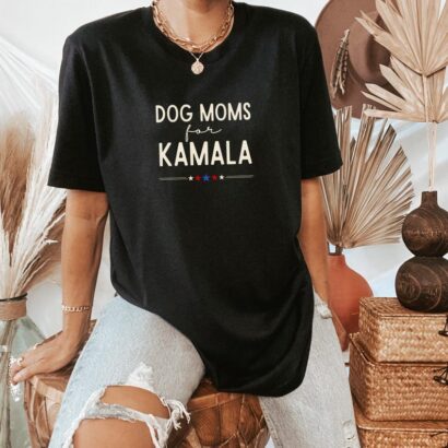 Dog Moms For Kamala Shirt, Kamala Harris 2024 President Shirt, Dog Mom Shirt, Kamala Rally T Shirt