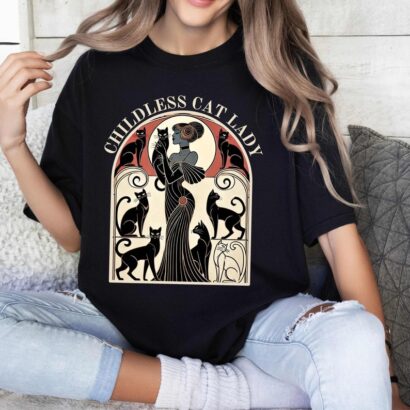 Childless cat lady shirt, Cat lady shirt, Kamala harris 2024 shirt