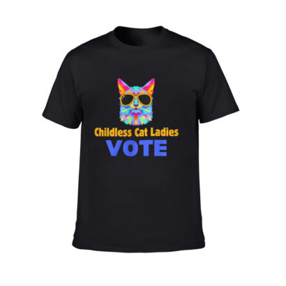 Childless Cat Ladies Vote Tshirt, Cat Lady T-Shirt, Funny Cat Tee, Cat Vote shirt, Cat Lovers TShirt