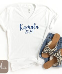 Kamala 2024 V-Neck T-Shirt, Kamala Harris V-Neck, Election 2024 Shirt