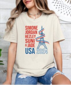 2024 Olympics USA Gymnastics Women's Team, Simone Biles Tshirt, Paris Olympics Shirt