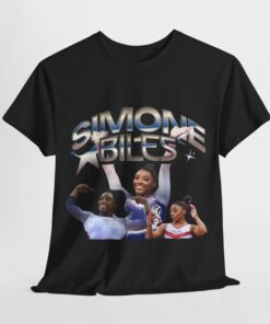 Simone Biles Paris Olympics 2024 Graphic Tee Y2k Vintage Gymnastics Gift