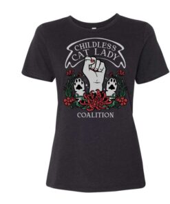 Cat Lady Coalition Women's shirt, Cat Shirt, Cat Lover l cat Trending Shirts, Childless cat lady Shirt