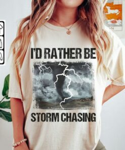 Not My First Tornadeo Shirt, Glen Powell Tee, I'd Rather Be Storm Chasing Unisex Shirt, Hoodie, Sweatshirt