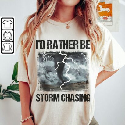 Not My First Tornadeo Shirt, Glen Powell Tee, I'd Rather Be Storm Chasing Unisex Shirt, Hoodie, Sweatshirt