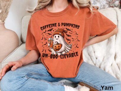 Ghost Shirt, Spooky Shirt, Cute Halloween Shirt, Retro Halloween Shirt