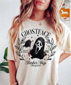 Ghostface Slasher Shop Halloween Shirt, Halloween Horror Nights Shirt, Vintage Halloween Shirt