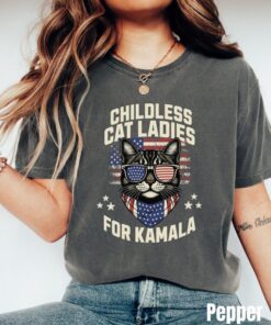 Childless Cat Lady Shirt, Vote Tee, Kamala Harris 2024 Shirt