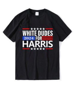 Kamala Harris 2024 White Dudes For Harris 2024 T-Shirt