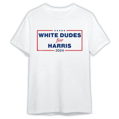 White Dudes For Harris-2024 T-Shirt