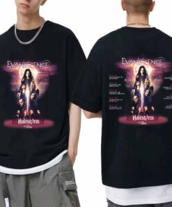 Evanescence 2024 Tour Shirt, Evanescence Band Fan Shirt, Evanescence 2024 Concert Shirt