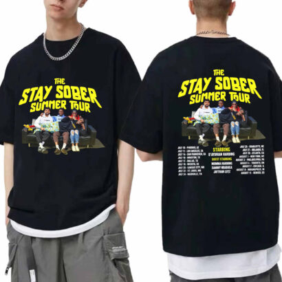 D'Aydrian Harding: The Stay Sober Summer Tour 2024 Shirt, D'Aydrian Harding Fan Shirt, D'Aydrian Harding 2024 Concert Shirt