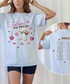 Sabrina Espresso Tour T-Shirt, Short N Sweet 2024 Tour Dates shirt, Carpenter Please Please Please Inspired Graphic Tee