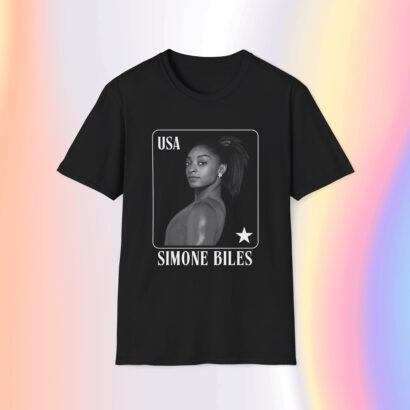 Simone Biles Gymnastics Playing Card USA Tshirt 2024