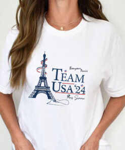 Vintage Team USA Eiffel Tower 2024 Shirt, USA group shirt, Matching Summer Paris Shirt, 4th of July, Support Team USA