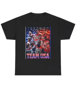 USA Olympic Basketball Team 2024 Championship American Team Shirt, Vintage 90s Shirt Graphic Tee Retro Shirt USA Olympic Basketball Team