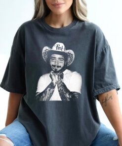 Cowboy Post Shirt - Country Shirt, Post Malone Shirt, Had Some Help Shirt, Posty Tee