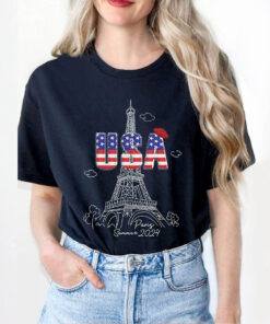 2024 Paris Shirt, USA Eiffel Tower T-Shirt, USA 2024 T-Shirt, USA Team Shirt, Paris France Shirt, Paris Games Shirt, Unisex T-Shirt,