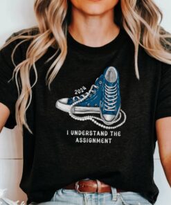 I Understand the Assignment Vote Blue Election Shirt, Kamala Harris Sneakers Save Democracy Tshirt, Nasty Woman 2024 Activist Shirt