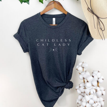 Childless Cat Lady Tshirt 2024 Election Political Shirts Harris 2024