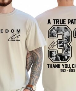 Charlie Kirk A True Patriot Freedom Tee, Unisex T-shirt, Men's Women's Shirt, Gift for Fan