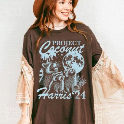 Project Coconut shirt, Kamala harris tshirt, Childless cat lady tshirt