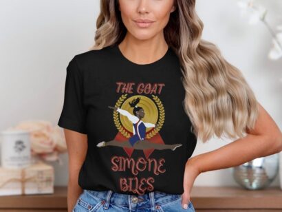 Simone Biles The Goat T-Shirt, Simone Biles USA Gold Medalist T-Shirt, Simone Biles Olympic Champion T-Shirt