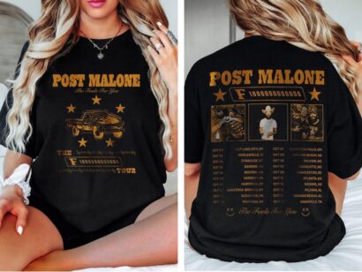 Post Malone Shirt, Post Malone The F-1 Trillion Album Shirt, 2024 Concert Shirt, Posty Tee