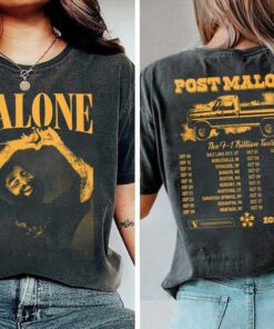 90s Post Malone 2side Shirt, Posty Rap Music Merch Shirt, Post Malone Album Shirt, Malone The F-1 Trillion Tour 2024 Shirt, Posty Concert