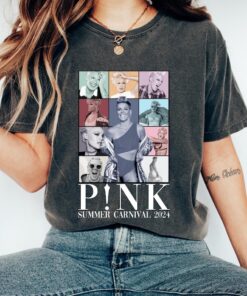 P!nk Pink Singer Summer Carnival 2024 Tour Shirt,Pink Fan Lovers Shirt,Music Tour 2024 Shirt,Trustfall Album Shirt,Concert 2024 P!nk shirt